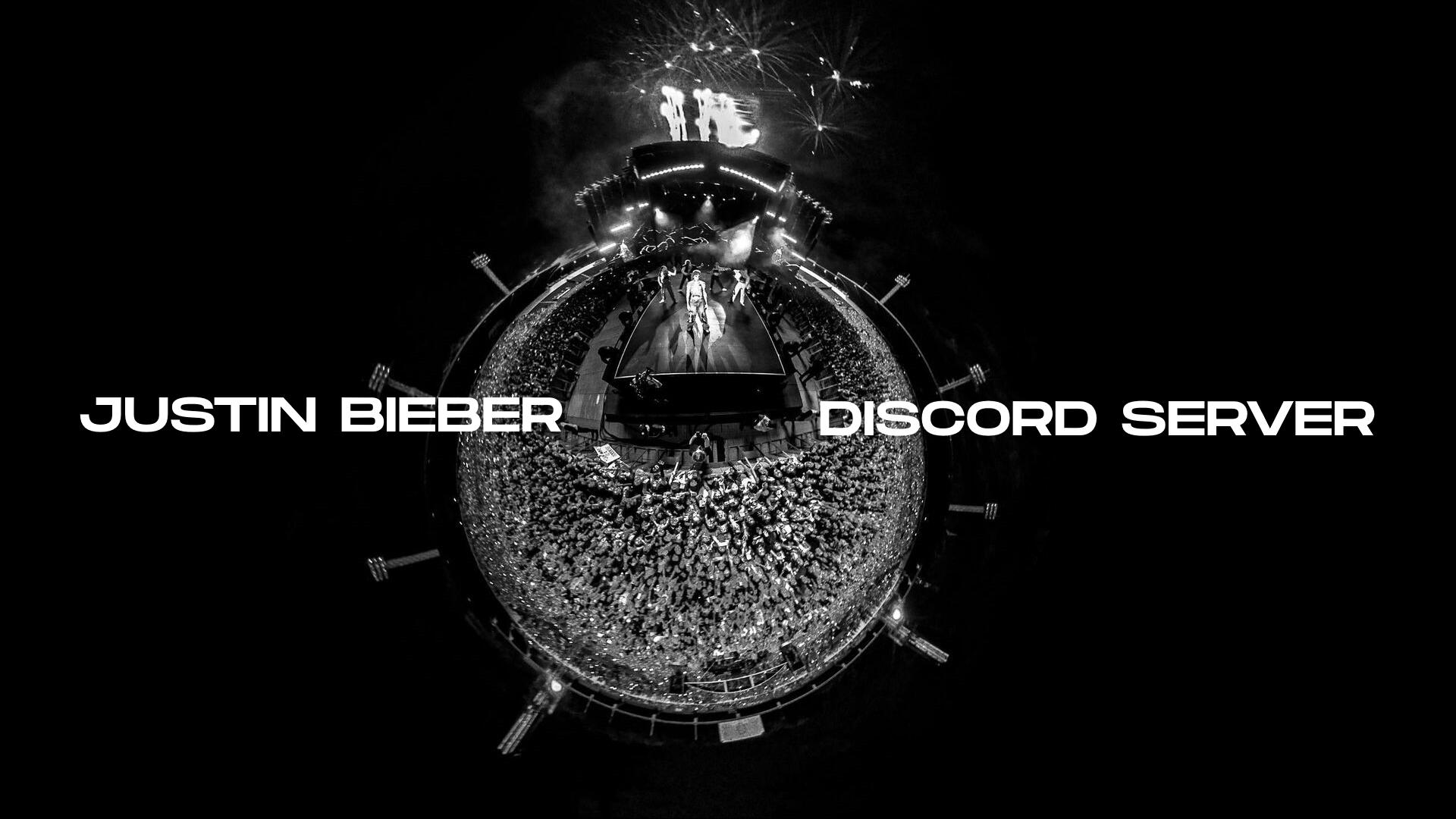 Discovery splash banner for Justin Bieber Discord server