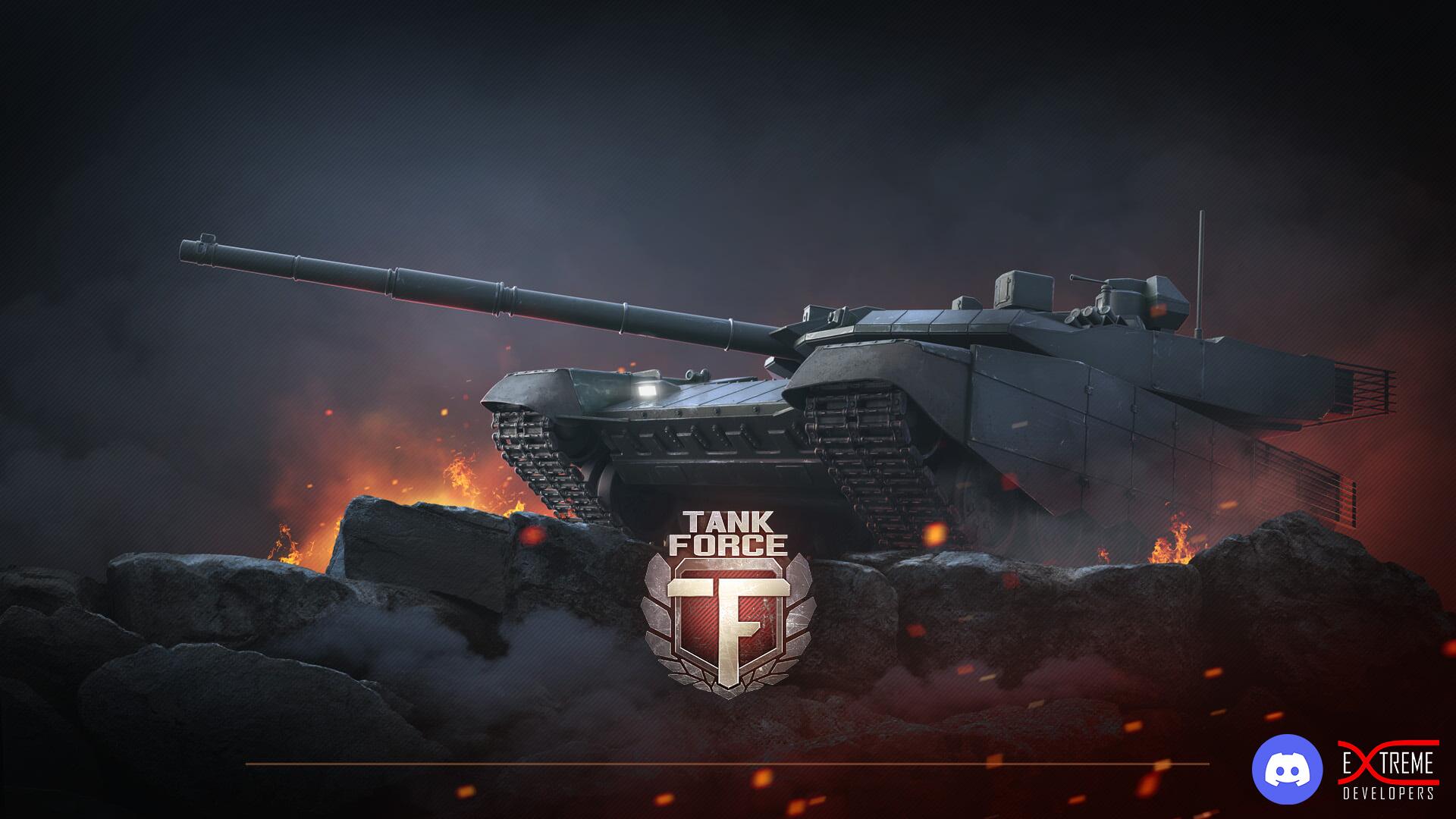 Discovery splash banner for Tank Force Global™ Discord server