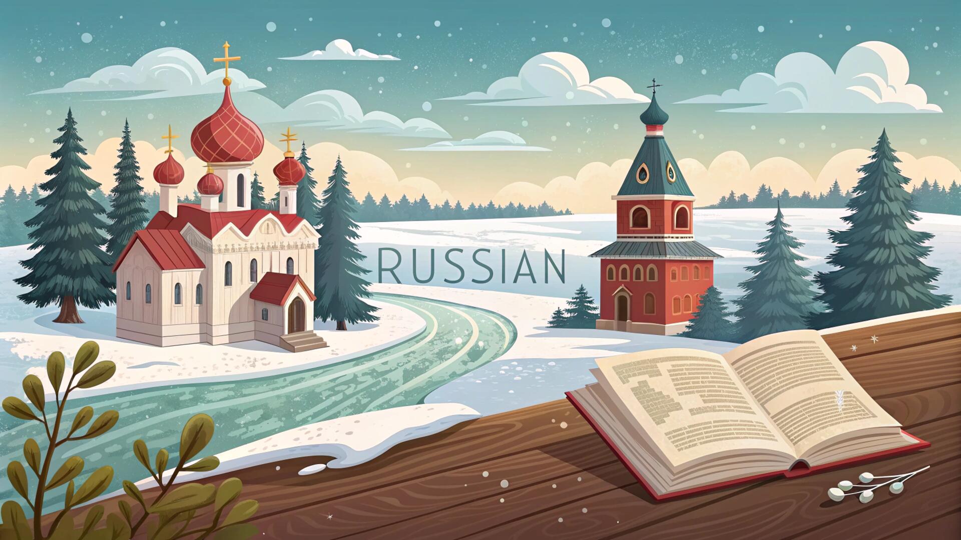 Discovery splash banner for The Russian Language Discord server