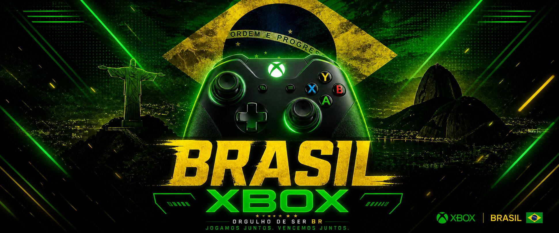 Discovery splash banner for BRASIL + XBOX Discord server