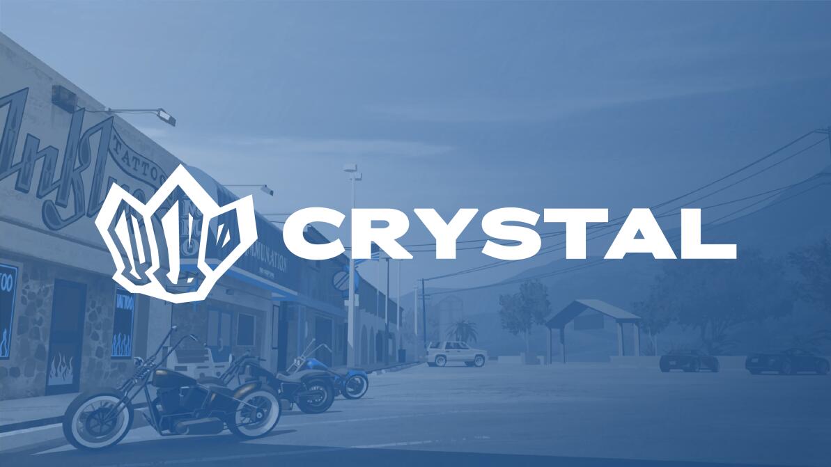 Discovery splash banner for Crystal Roleplay Discord server