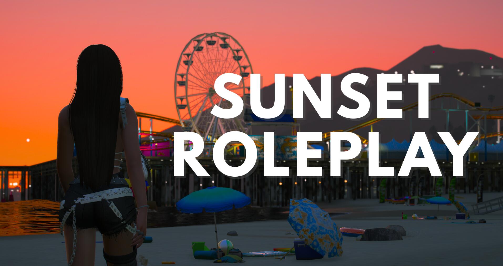 Discovery splash banner for SunsetRP 15.08 Discord server