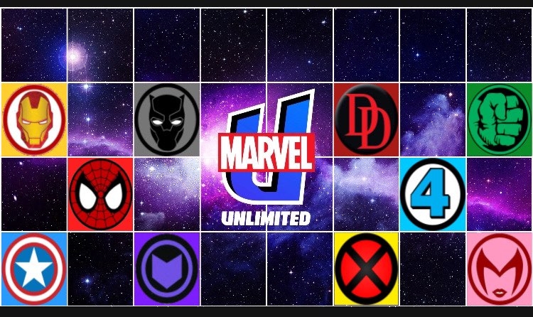 Discovery splash banner for Marvel Unlimited Community Discord server