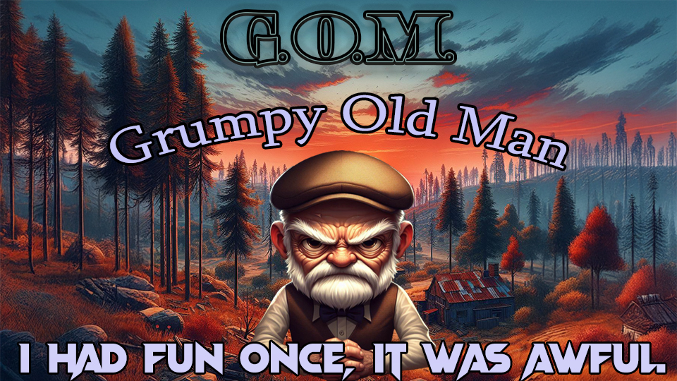 Discovery splash banner for Grumpy Old Man Discord server