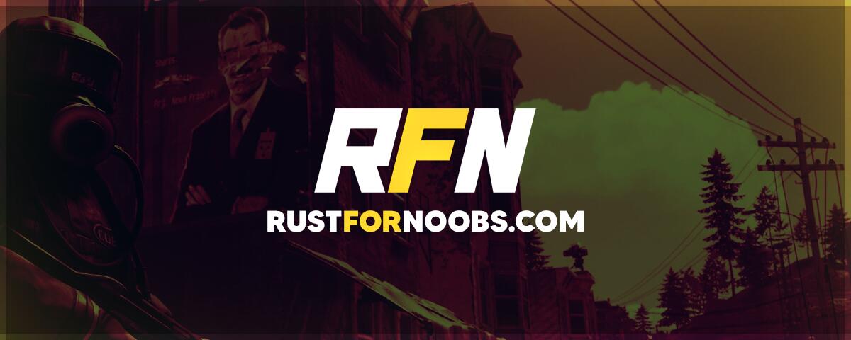 Discovery splash banner for RustForNoobs.com Discord server