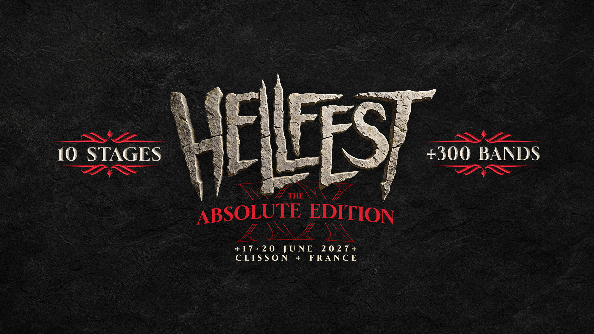 Discovery splash banner for Hellfest - Open Air Festival Discord server