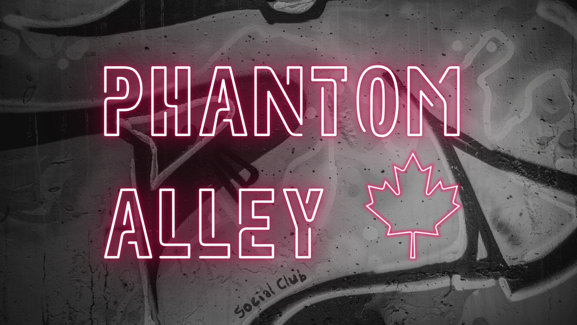 Discovery splash banner for Phantom Alley Discord server