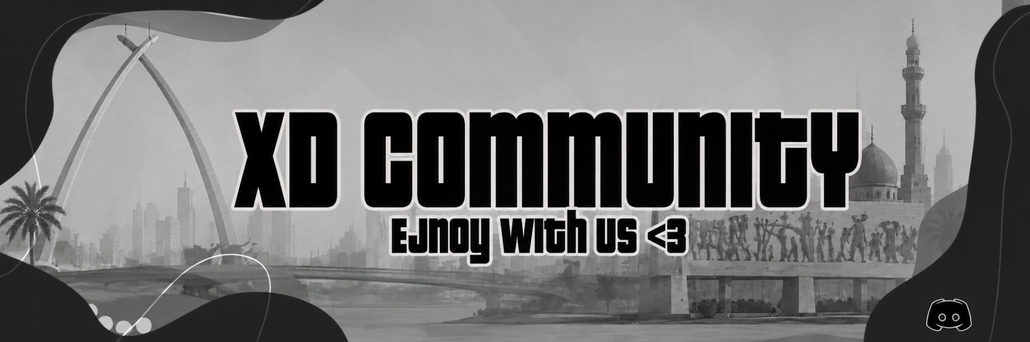 Discovery splash banner for XD COMMUNITY Discord server