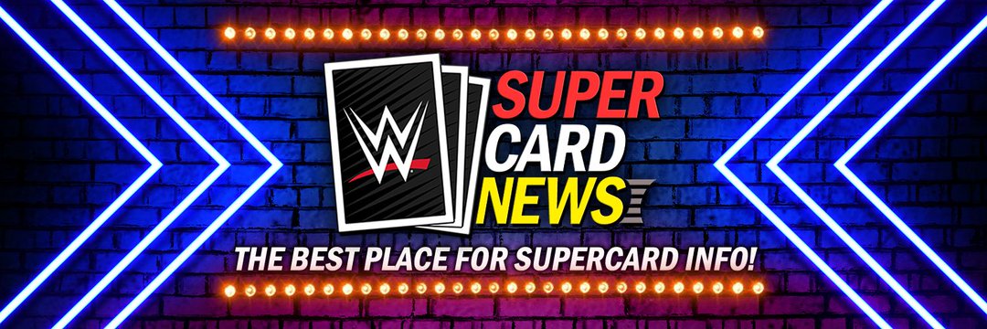 Discovery splash banner for WWE SuperCard News Room Discord server