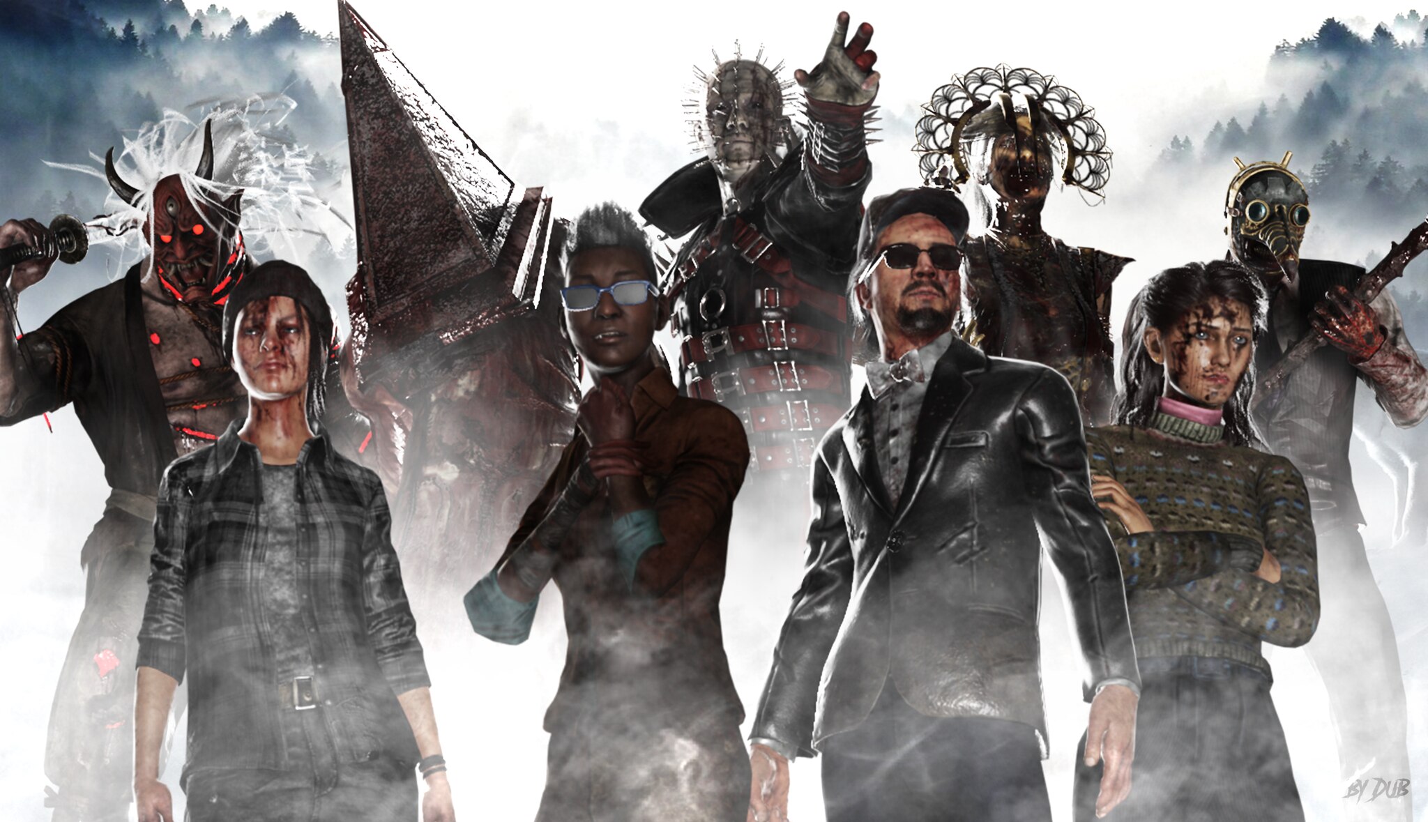 Discovery splash banner for Dead by Daylight ๐ต๐ญ Discord server