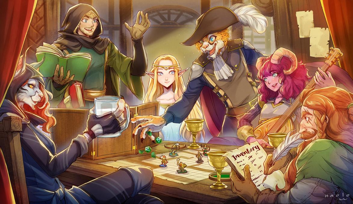 Discovery splash banner for Adventurer's Pub Discord server