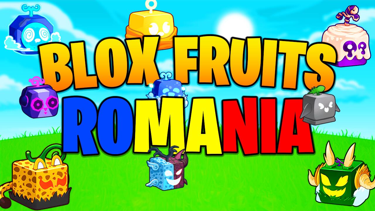 Discovery splash banner for Blox Fruits Romania Discord server