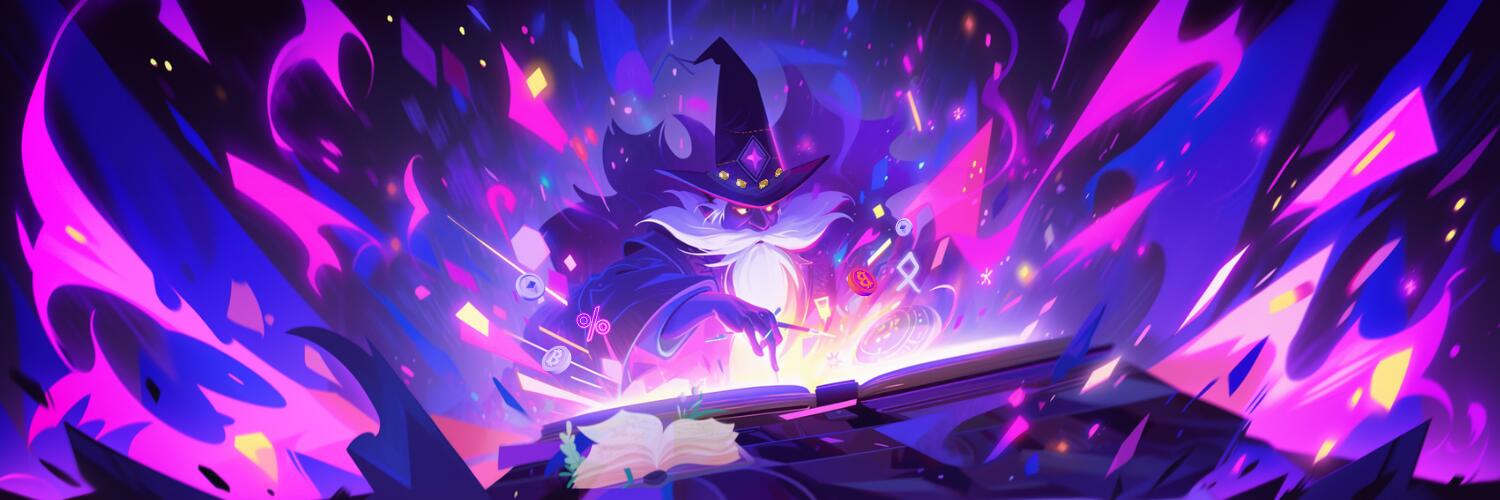 Discovery splash banner for CryptoMage Discord server