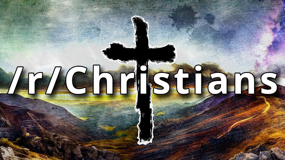 Discovery splash banner for /r/christians Discord server