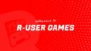 Discovery splash banner for R-USER Games Discord server