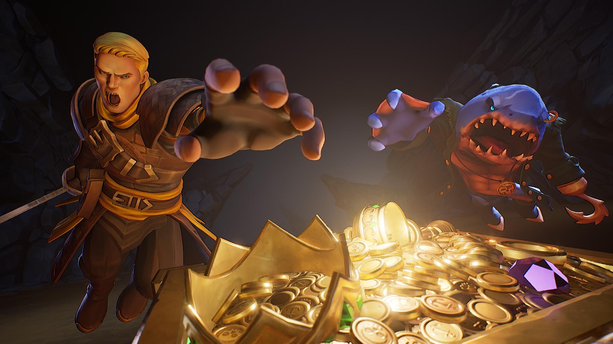 Discovery splash banner for Golden Tides Discord server