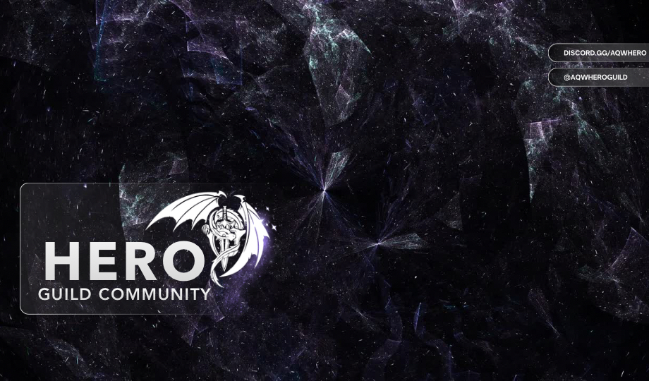 Discovery splash banner for Hero Discord server