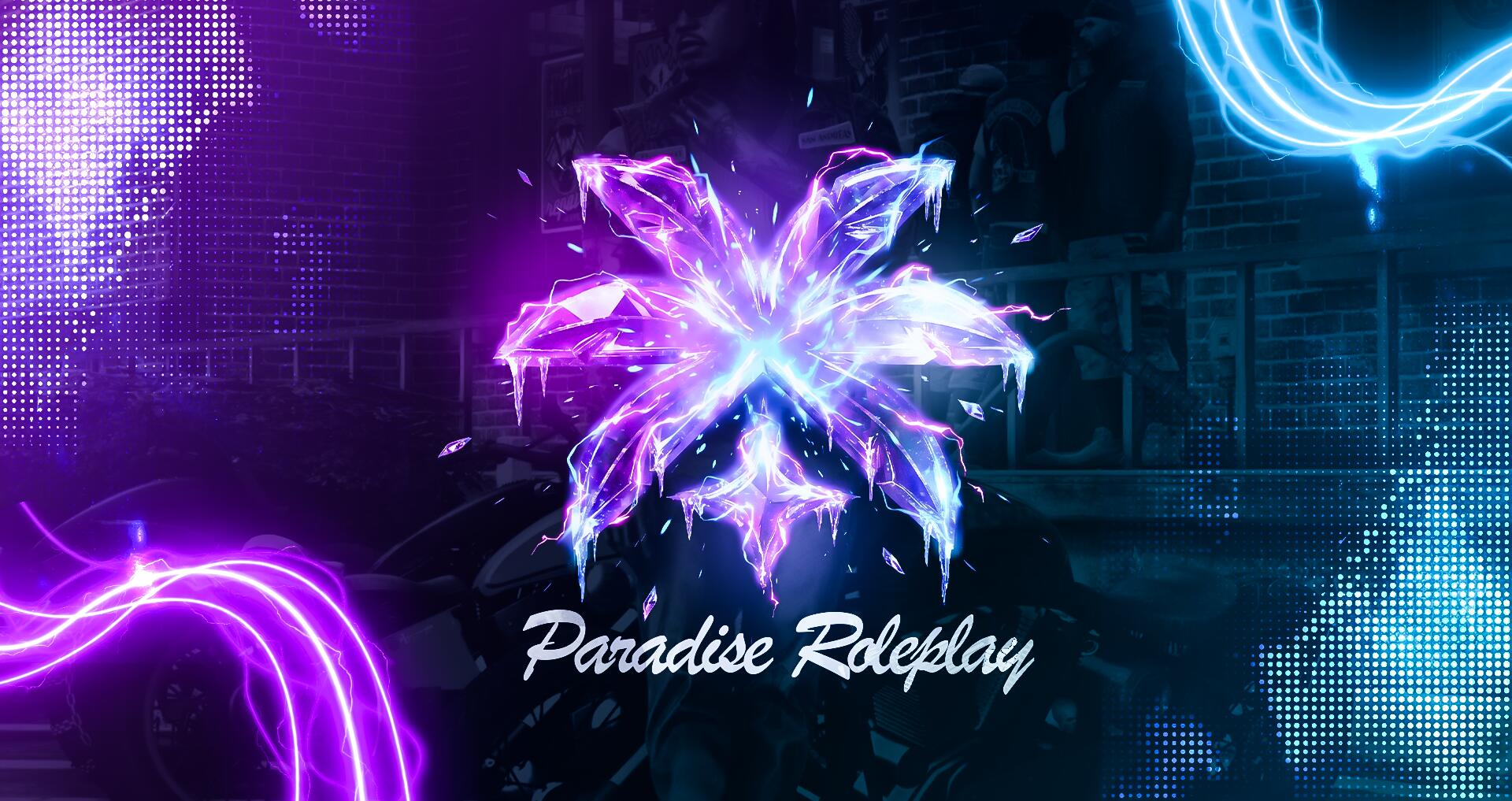 Discovery splash banner for Paradise Roleplay℗ Discord server