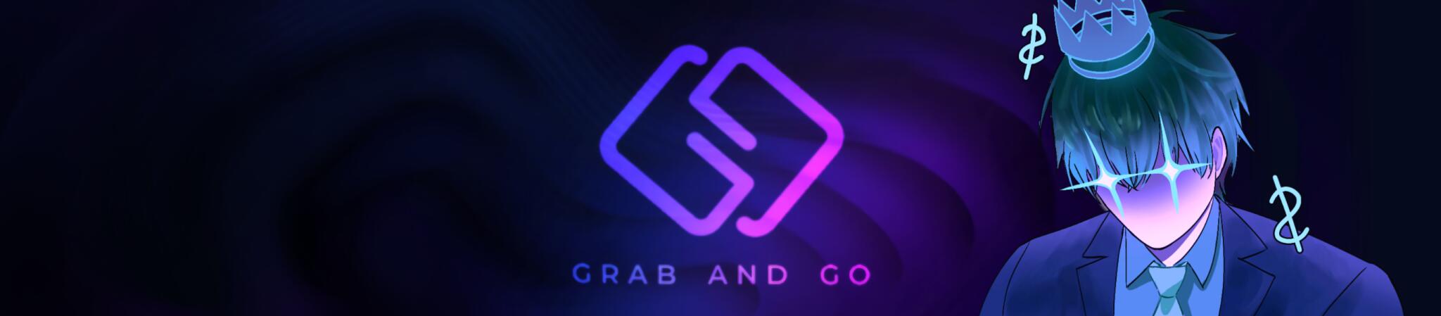 Discovery splash banner for Grab & Go Discord server