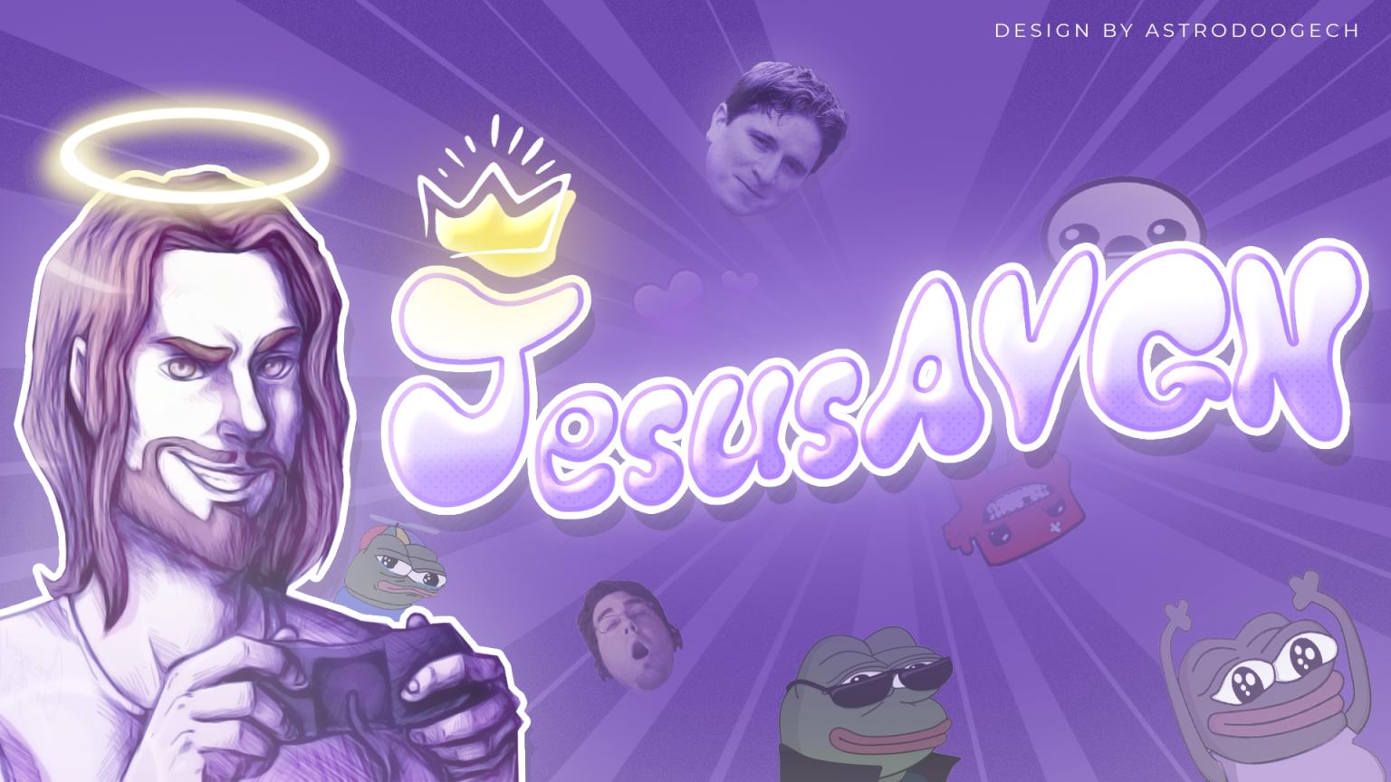 Discovery splash banner for Jesus🌱AVGN Discord server
