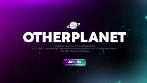 Discovery splash banner for OTHERPLANET Discord server