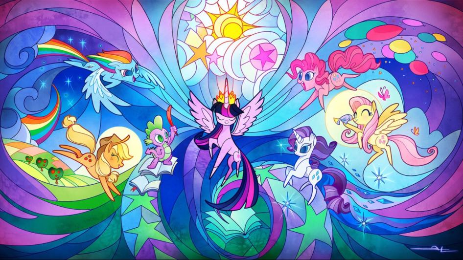 Discovery splash banner for Canterlot Hangout 🌈 Discord server
