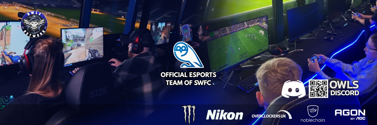 Discovery splash banner for THE OWLS ESPORTS COMMUNITY Discord server